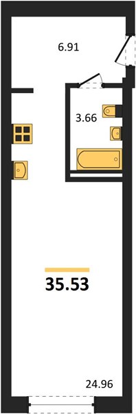 Квартира Студия