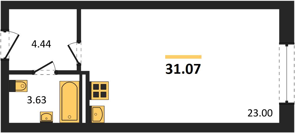 Квартира Студия