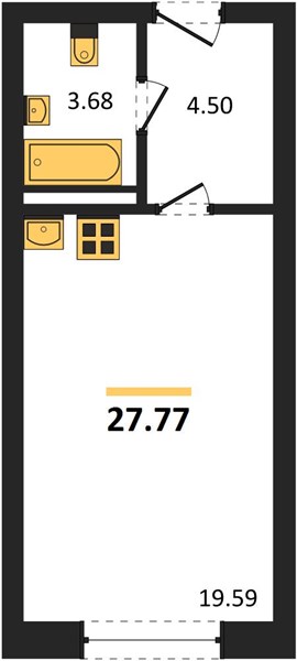 Квартира Студия