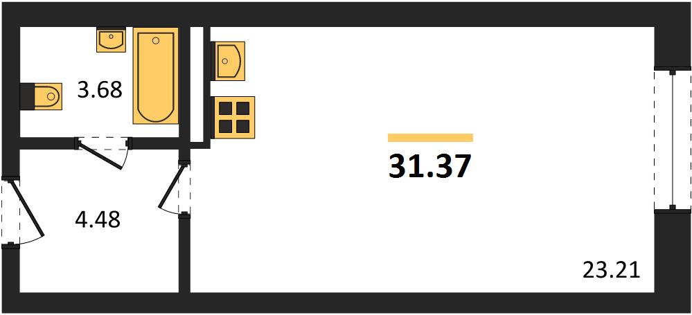 Квартира Студия
