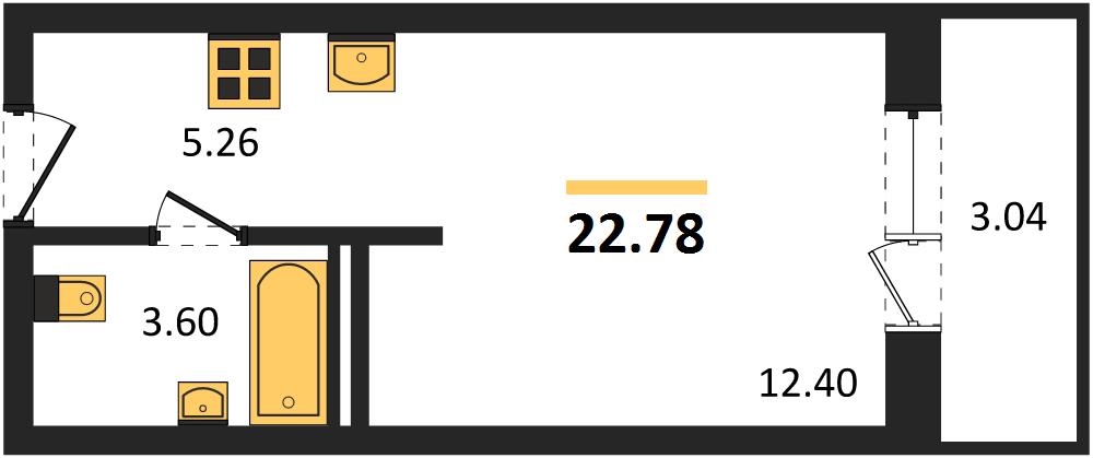 Квартира Студия