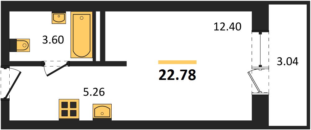Квартира Студия
