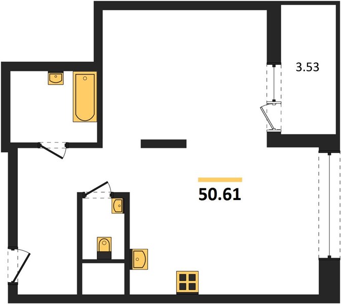 Квартира 2-комнатная квартира