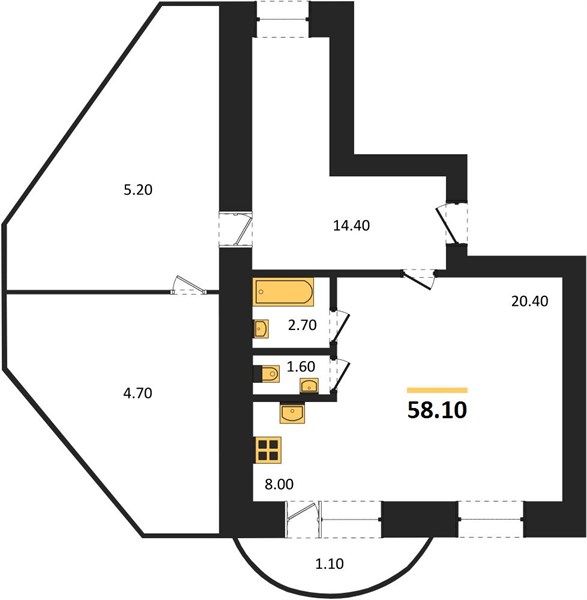 Квартира Студия