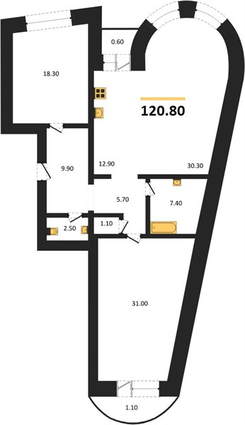 Квартира 2-комнатная квартира