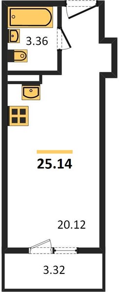 Квартира Студия